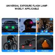 Wireless LED Strobe Lights – 8-Color Rechargeable Anti-Collision Warning Lights by Habicare