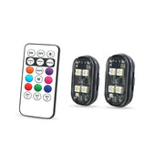 Wireless LED Strobe Lights – 8-Color Rechargeable Anti-Collision Warning Lights by Habicare