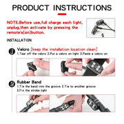 Wireless LED Strobe Lights – 8-Color Rechargeable Anti-Collision Warning Lights by Habicare