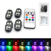 Wireless LED Strobe Lights – 8-Color Rechargeable Anti-Collision Warning Lights by Habicare