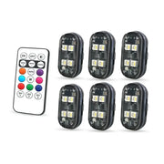 Wireless LED Strobe Lights – 8-Color Rechargeable Anti-Collision Warning Lights by Habicare
