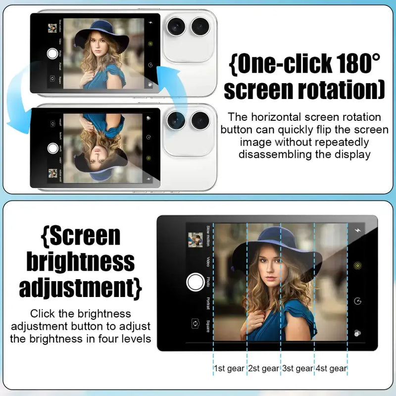 Wireless Selfie Monitor Screen for iPhone & Android by Habicare