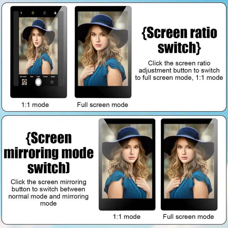 Wireless Selfie Monitor Screen for iPhone & Android by Habicare