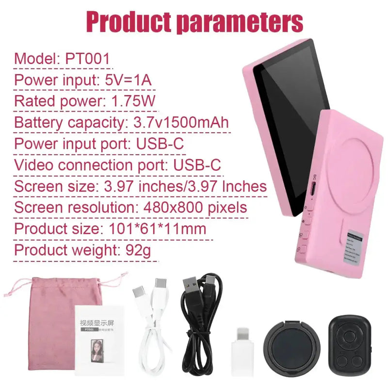 Wireless Selfie Monitor Screen for iPhone & Android by Habicare