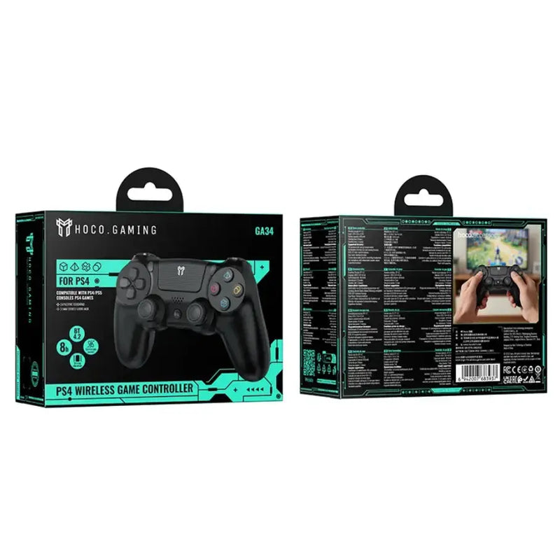 techplus Gaming Controller Wireless PS4 Controller with Dual Vibration, 6-Axis Motion & 3.5mm Audio (GA34) Wireless PS4 Controller with Dual Vibration and Motion