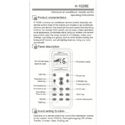 Wireless Remote Control (Heat Pump / AC Unit) by Habicare