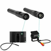 Wireless Reverse Camera Kit – 7" Monitor for Trucks, Buses & RVs with IR Night Vision by Habicare