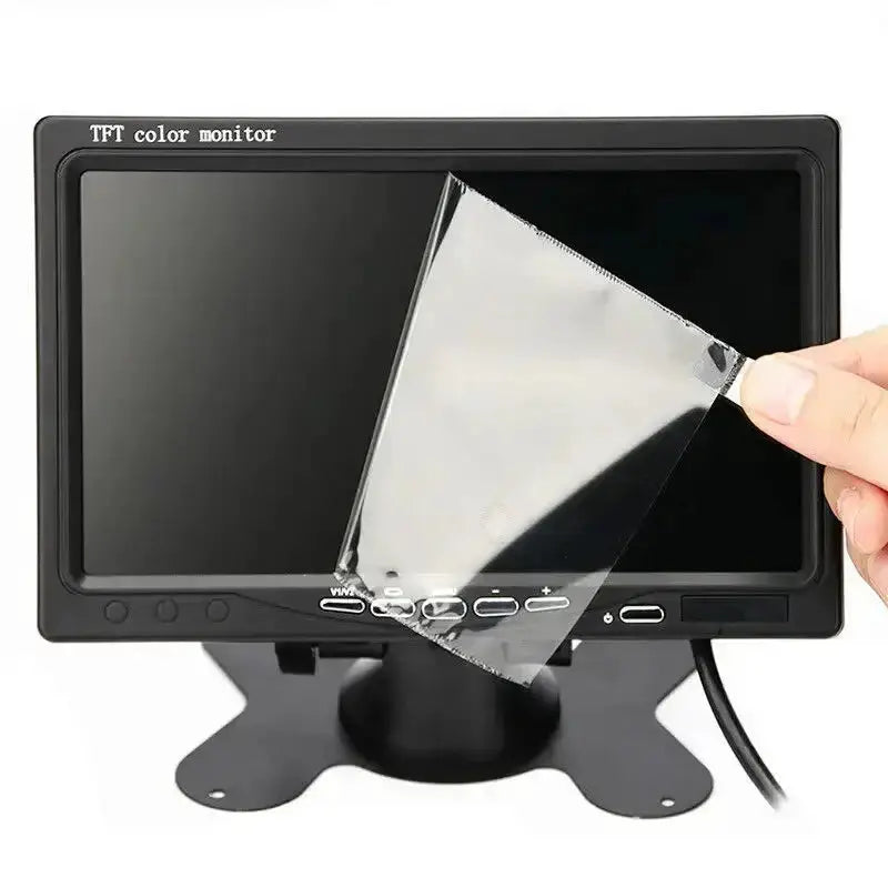 Wireless Reverse Camera Kit – 7" Monitor for Trucks, Buses & RVs with IR Night Vision by Habicare