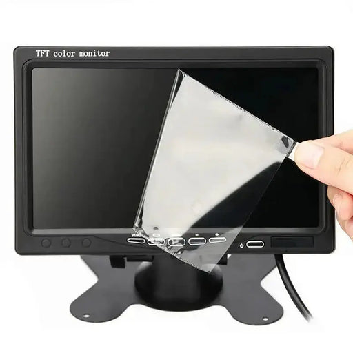 Wireless Reverse Camera Kit – 7" Monitor for Trucks, Buses & RVs with IR Night Vision by Habicare