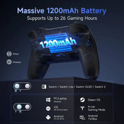 Wireless RGB Gamepad (available in Black & White) by Habicare