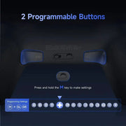 Wireless RGB Gamepad – Switch 2/PC/Phone/TV, NFC, Gyro (available in Black & White) by Habicare