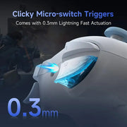 Wireless RGB Gamepad – Switch 2/PC/Phone/TV, NFC, Gyro (available in Black & White) by Habicare