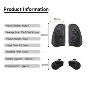 Wireless RGB Joy-Pad – Switch/Lite/OLED (available in 5 colours) by Habicare