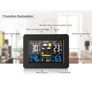 Wireless Weather Station with LCD Display & Clock by Habicare