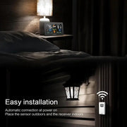 Wireless Weather Station with LCD Display & Clock by Habicare