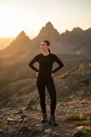 Women's 100% Merino Wool Base Layer Top - 180gsm 17.5 Micron, Long Sleeve | Activewear by Mead's Supply & Equipment Outfitters limited