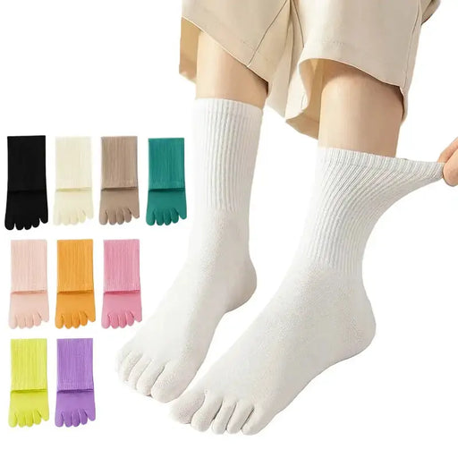 Women’s Five-Toe Socks – 5/10 Pairs by Habicare