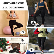 Women's Fleece-Lined Thermal Leggings – High-Waisted (5-Pack) by Habicare