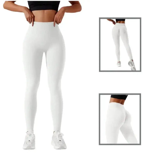 Women’s High-Waisted Seamless Leggings (3 colours and sizes available) by Habicare