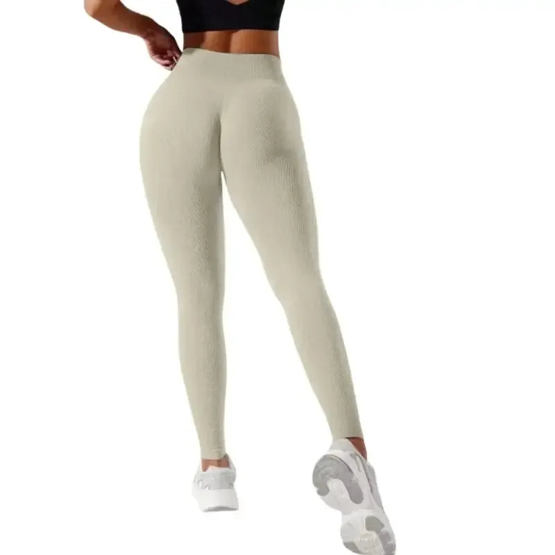 Women’s High-Waisted Seamless Leggings (3 colours and sizes available) by Habicare
