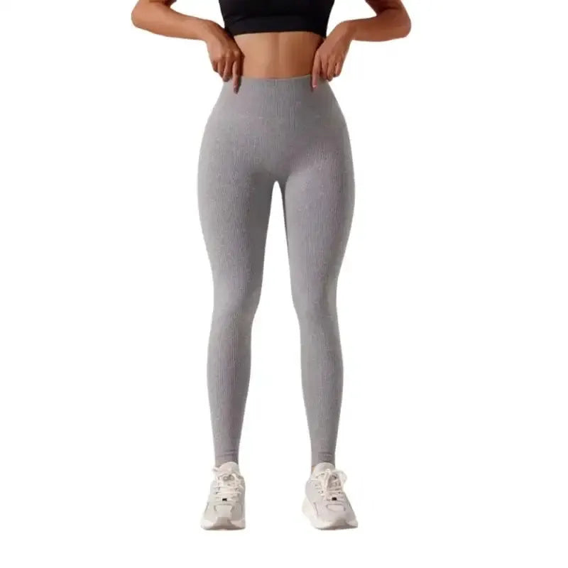 Women’s High-Waisted Seamless Leggings (3 colours and sizes available) by Habicare
