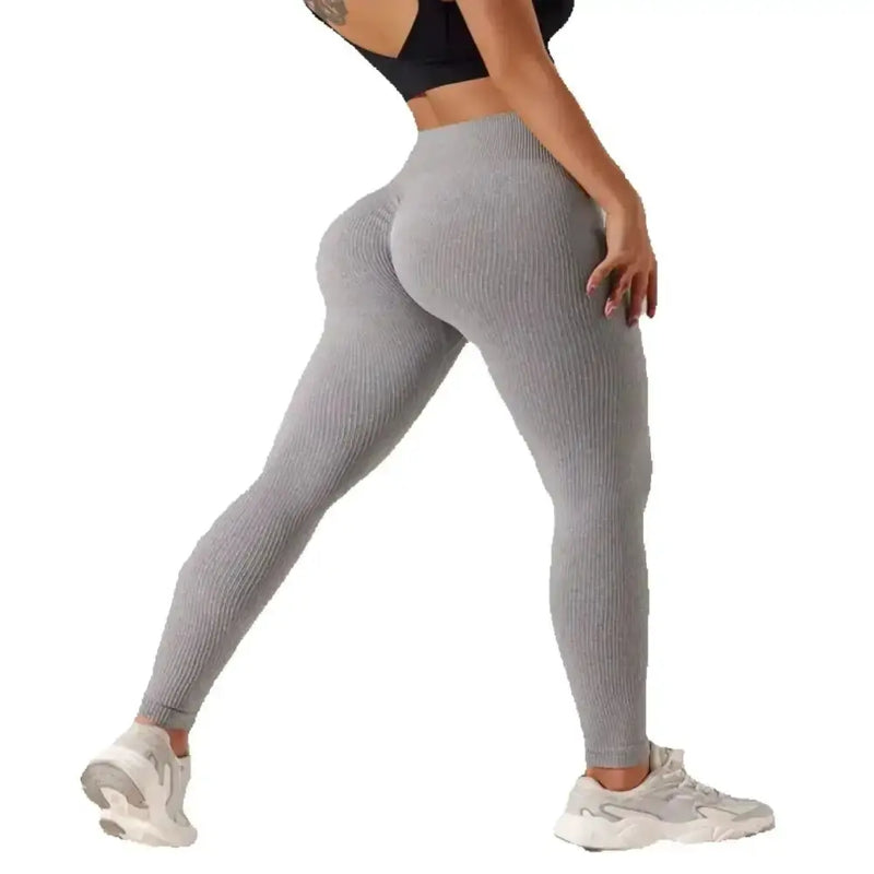 Women’s High-Waisted Seamless Leggings (3 colours and sizes available) by Habicare