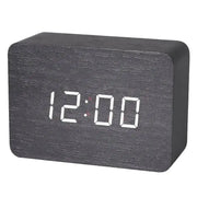 Wooden LED Digital Alarm Clock with Temperature Display & Night Light (4 colours available) by Habicare