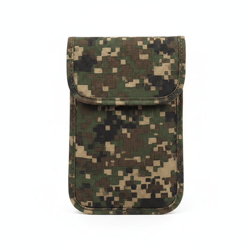 Mead's Supply & Equipment Outfitters limited Security & Privacy Camouflage Faraday Signal Blocking Pouch For RFID Phones And Key Fobs Camouflage Faraday Pouch for RFID Phones and Key Fobs