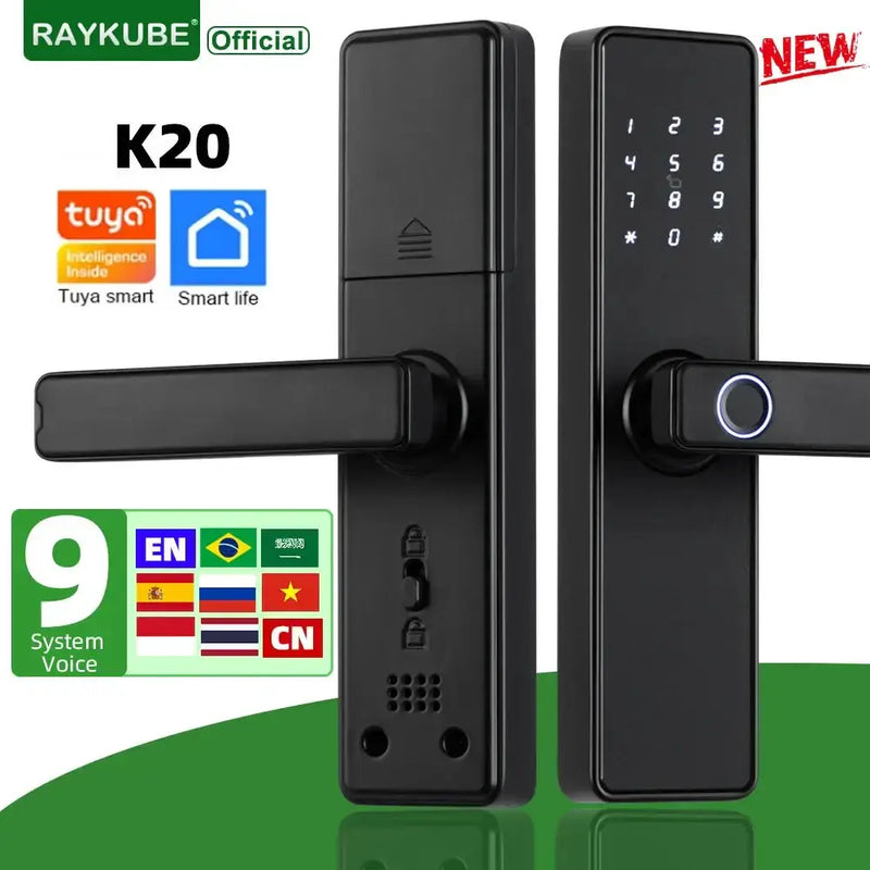 RAYKUBE K20 Biometric Fingerprint Door Lock by Habicare