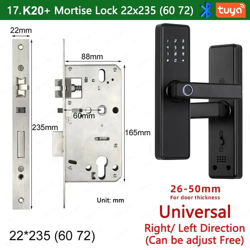 RAYKUBE K20 Biometric Fingerprint Door Lock by Habicare