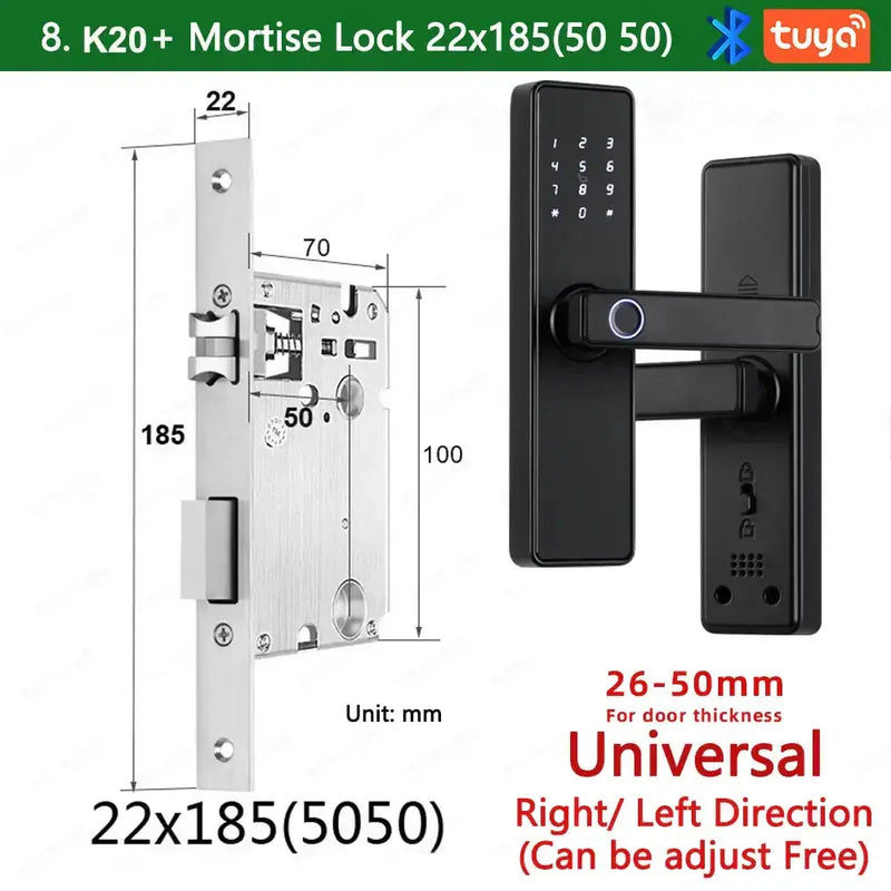 RAYKUBE K20 Biometric Fingerprint Door Lock by Habicare