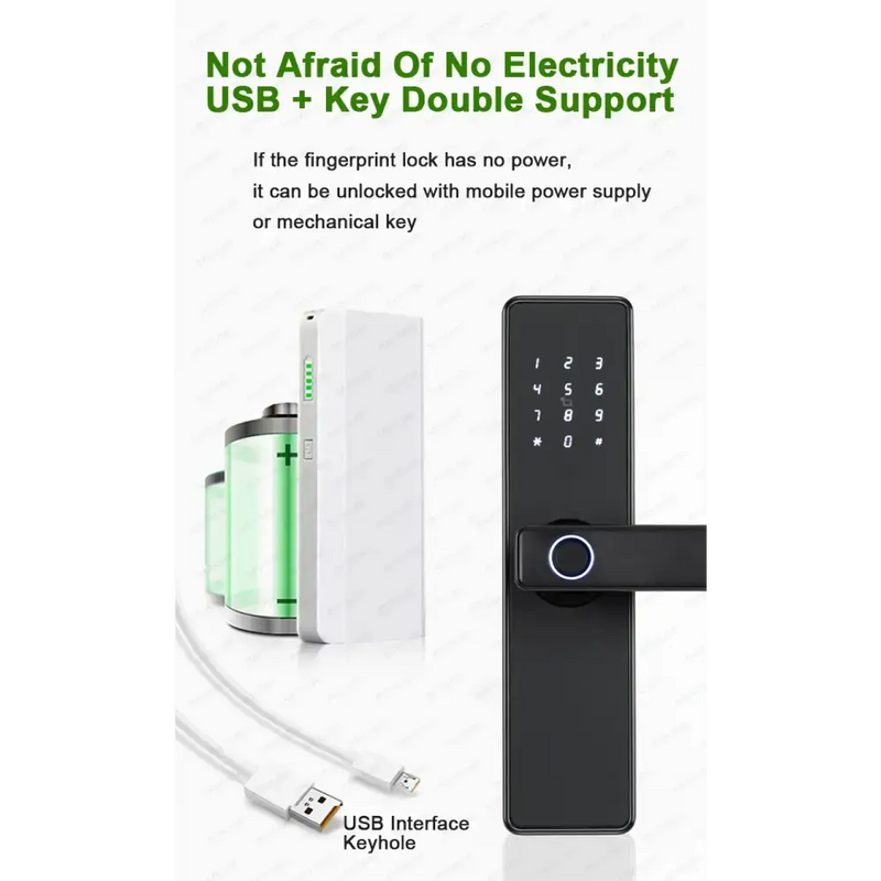 RAYKUBE K20 Biometric Fingerprint Door Lock by Habicare