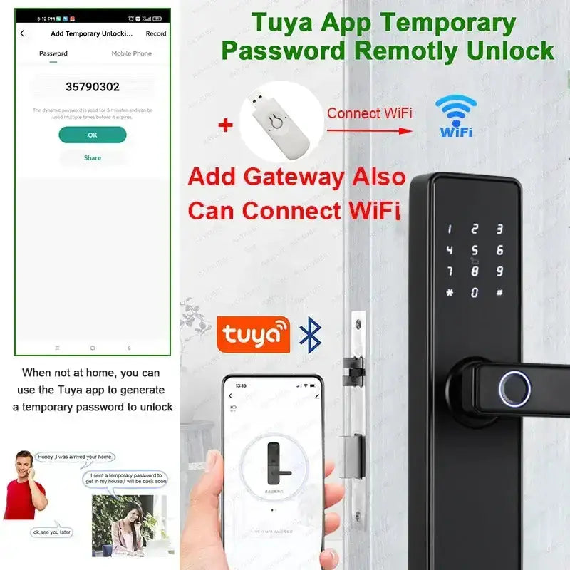 RAYKUBE K20 Biometric Fingerprint Door Lock by Habicare