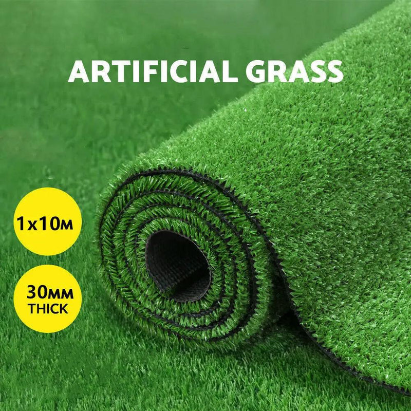 1x10M Artificial Grass 30MM 10M2 by salelink.co.nz