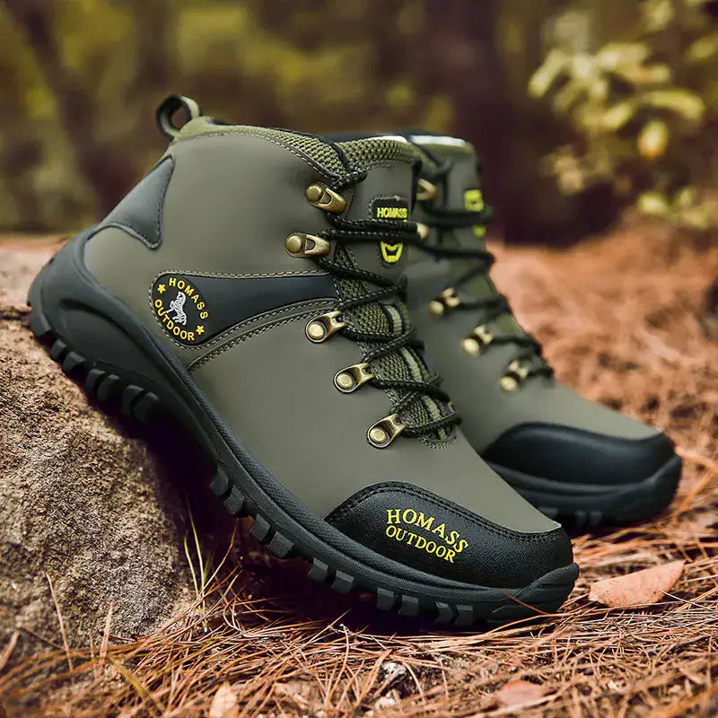 Men's High-Top Outdoor Hiking Shoes - Waterproof Trail Boots | All-Terrain Footwear by Mead's Supply & Equipment Outfitters limited
