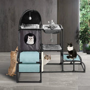 Cat Tree Tower Post Scratcher Scratching Condo Play House by salelink.co.nz