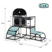 Cat Tree Tower Post Scratcher Scratching Condo Play House by salelink.co.nz