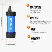 Portable Survival Water Filter for Safe Direct Drinking by Habicare