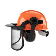 at Safety Helmet Face Shield With Visor Ear Muff for Chainsaw by salelink.co.nz