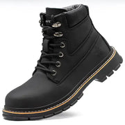 Men's Waterproof Steel-Toe Winter Plush Safety Boots by Mead's Supply & Equipment Outfitters limited