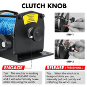 SportZone.co.nz Auto Accessories > Auto Accessories Others > Automotive Parts X Bull 3000LBS Electric Winch 12V With Synthetic Rope And 2 Wireless Remotes X Bull 3000LBS Electric Winch 12V With Synthetic Rope