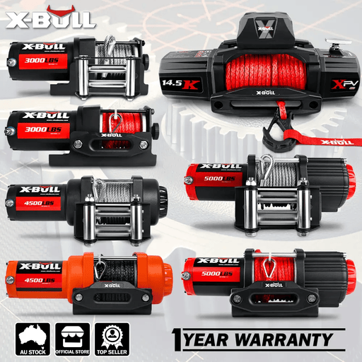 SportZone.co.nz Auto Accessories > Auto Accessories Others > Automotive Parts X Bull 3000LBS Electric Winch 12V With Synthetic Rope And 2 Wireless Remotes X Bull 3000LBS Electric Winch 12V With Synthetic Rope