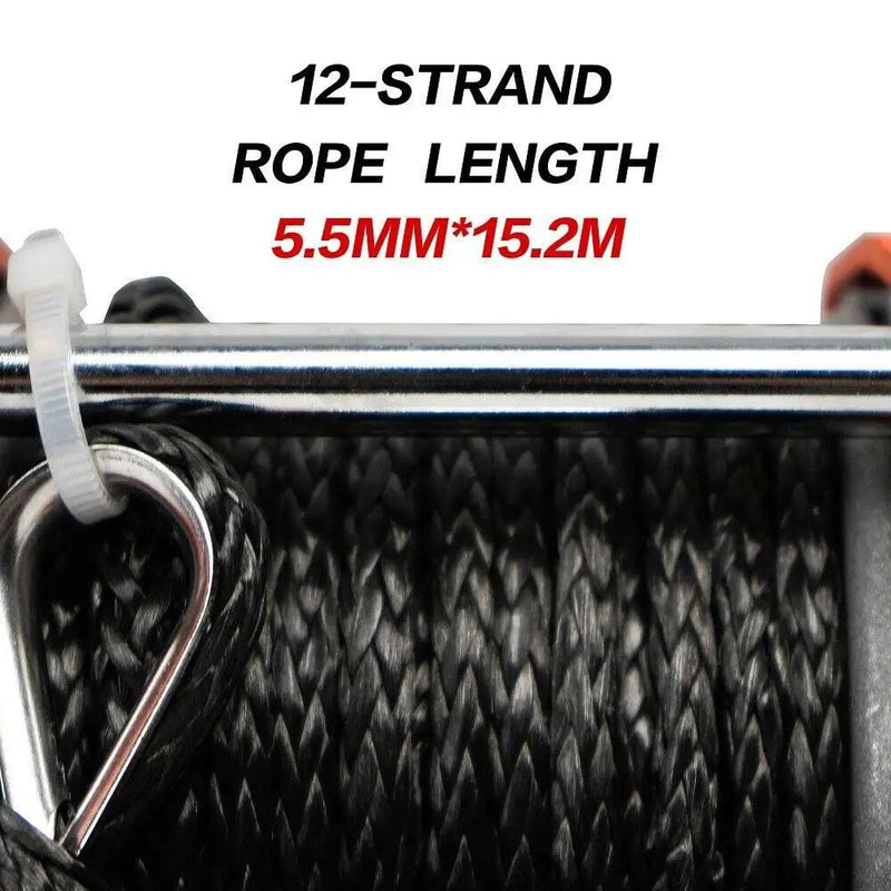 SportZone.co.nz Auto Accessories > Auto Accessories Others > Automotive Lifts & Hoists X Bull 4500LBS 12V Electric Winch With Synthetic Rope And Wireless Remote X Bull 4500Lbs 12V Electric Winch With Synthetic Rope