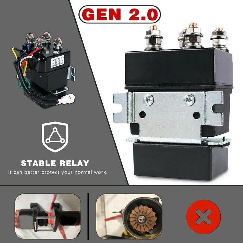 SportZone.co.nz Auto Accessories > Auto Accessories Others > Automotive Lifts & Hoists X Bull 4500LBS 12V Electric Winch With Synthetic Rope And Wireless Remote X Bull 4500Lbs 12V Electric Winch With Synthetic Rope