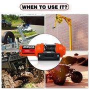 SportZone.co.nz Auto Accessories > Auto Accessories Others > Automotive Lifts & Hoists X Bull 4500LBS 12V Electric Winch With Synthetic Rope And Wireless Remote X Bull 4500Lbs 12V Electric Winch With Synthetic Rope