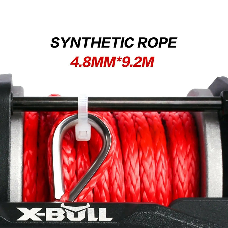 SportZone.co.nz Auto Accessories > Auto Accessories Others > Automotive Lifts & Hoists X BULL 12V Electric Winch 3000lbs Wireless Synthetic Rope for Boat ATV 4WD XBULL 12V Electric Winch 3000lbs With Wireless Rope