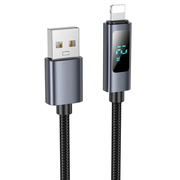 X112 USB to iPhone Fast Charging Cable 2.4A LED Display by techplus