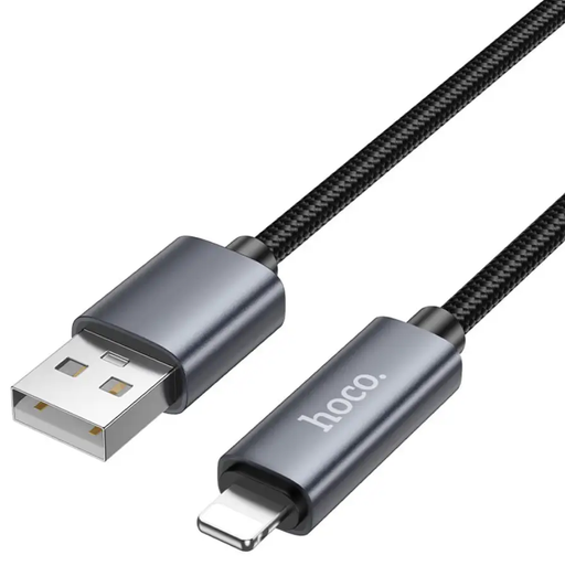 X112 USB to iPhone Fast Charging Cable 2.4A LED Display by techplus