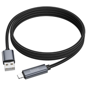 X112 USB to iPhone Fast Charging Cable 2.4A LED Display by techplus