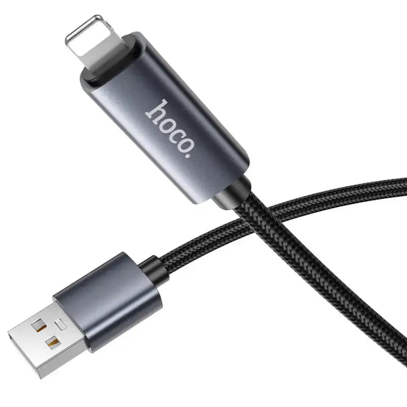 techplus X112 USB to iPhone Fast Charging Cable 2.4A LED Display X112 USB to iPhone Fast Charging Cable LED Display